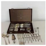 VTG WMF Silver Plat Flatware in Organizer Box