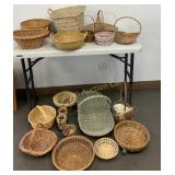 Baskets Assortment 17 Pc Lot