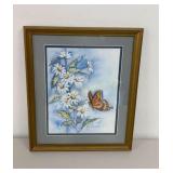 Ava Freeman Signed Art,  Butterfly Daisy's