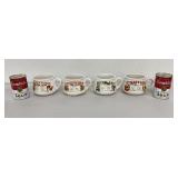 Campbell's Soup Coin Banks, 4 Pc Soup Mug Set
