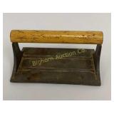 VTG Cast Iron Bacon Press w/ Wood Handle