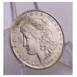 1900 Morgan Silver Dollar AU