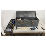 26' Toolbox w/ Contents: 10 Oz Rip Hammer, Coping