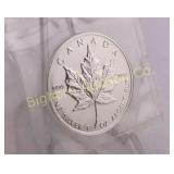 1999 Canadian Silver Maple Leaf One Troy Ounce