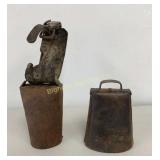 VTG Cow Bells 2 PC Lot