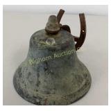 VTG Brass Bell w/ Pony Horse Shoe Wall Mount