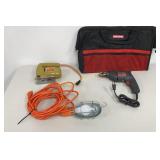 Craftsman 20' Tool Bag, Corded Trouble Light
