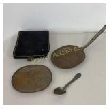 VTG Military Mess Kit Pan w/ U.S. Spoon &  Pouch