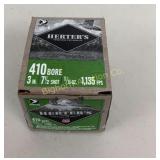 Ammo .410 Ga 3' 25 Rds Herters 7ï¿½ Shot