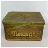 Wheat Heart Metal Tin Bread Box MFG by R&D
