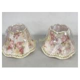 New VTG Style Lamp Shades 2 Pc Lot