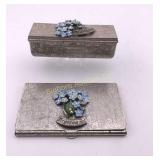 VTG Kirks Folly Forget Me Not Lipstick Case &