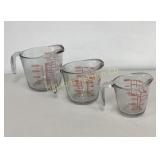 Anchor Glass Measuring Cup Set
