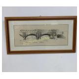 Framed Japanese Art Central Of Georgia Railroad