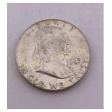 1963-D Franklin Half Dollar AU
