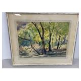 VTG Howard Kearns Framed Watercolor Art