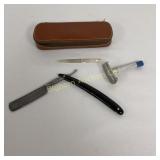 VTG Pennsylvania Knife Straight Razor & Leather