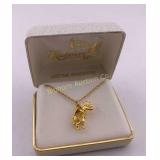 Black Hills Necklace 12K Gold .925 Silver