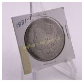 1881 Morgan Silver Dollar