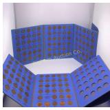 Lincoln Cent Collection in 2 Whitman Folders