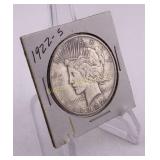 1922-S Peace Silver Dollar