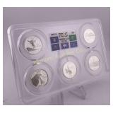 2007-S Silver Statehood Quarter Set PCGS PR69