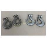 3/8' Chain High Test Hooks 4 Pc Lot