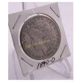 1890-O Morgan Silver Dollar