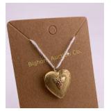 Heart Locket Pendant 14K Gold Filled VTG