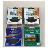 HOYA & Moose's 72mm Camera Lens Filters 4 Pc Lot