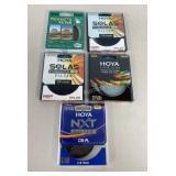 HOYA & Moose's 62mm Camera Lens Filters 5 Pc Lot