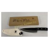 Coolina Chef Knife w-7 1/4'High Carbon Steel Blade
