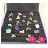 Ring Assortment Various Sizes/Styles 21pc Lot