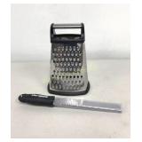 ZULAY Kitchen Grater, Micro Plane 2 Pc Lot