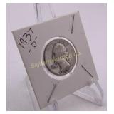 1937-D Washington Quarter