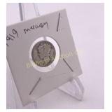 1919 Mercury Silver Dime
