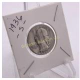 1936-S Washington Quarter