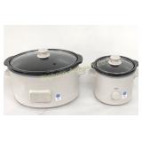 Bella Slow Cooker Set 2 QT & 6 QT Unused