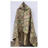 Camo Warm Poncho Liner Appears Unused