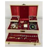 Jewelry Box w/ Contents; Rings, Presidential