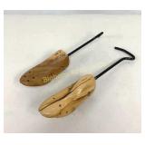 Wooden Shoe Forms 2 PC Lot