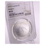 2019-P Australia Kangaroo One Troy Ounce .999