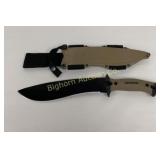 Kershaw Camp 10 Tan Machete w/ Sheath, 10' Full