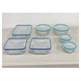Snapware Glass Food Storage Containers 7 Pc Lot