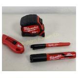 Milwaukee 25Ft Wide Blade Measuring Tape, Razor