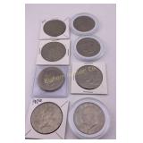 Eisenhower Dollars 8 Coin Lot Various