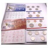 2001 US Mint Uncirculated Coin Set P&D Mints