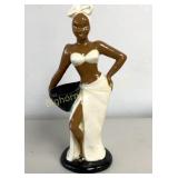 Rare Figurine Josephine Baker 13' Hand Painted