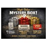 HIGH VALUE MYSTERY BOX - 3 WINNERS