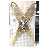 VTG Wooden Snowshoes by Safesport Mfg